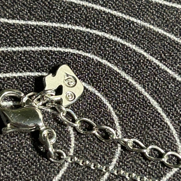 Swarovski Crystal Generation Pendant White Rhodium Plated 16” Signed Necklace - Picture 6 of 8